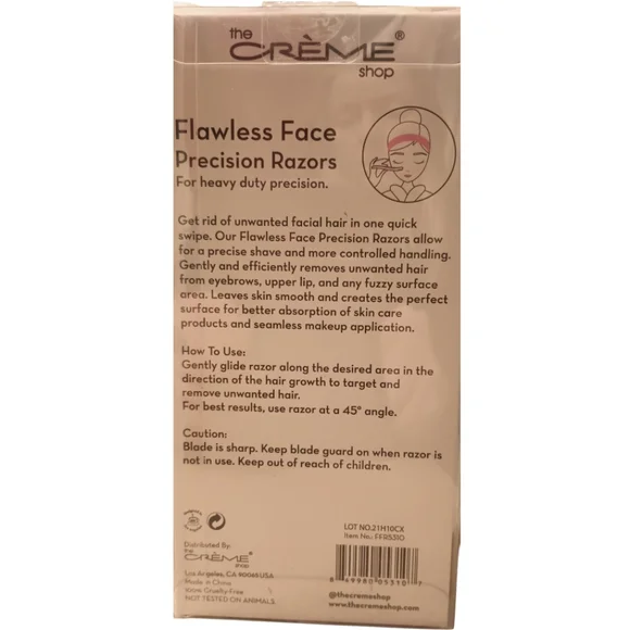 NIB Flawless Face Precision Razors set of 6 - Picture 2 of 3